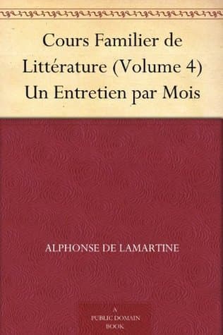 Cours familier de Littérature - Volume 05