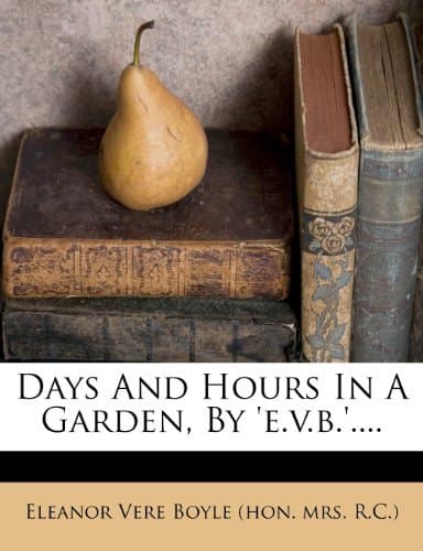 Days and hours in a garden