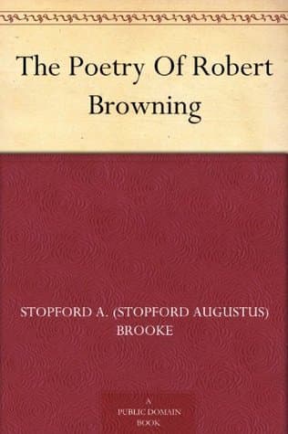 The poetry of Robert Browning cover
