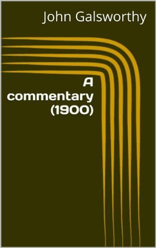 A Commentary cover