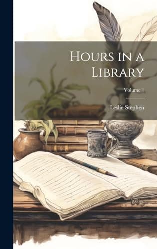 Hours in a Library, Volume 1 / New Edition, with Additions cover