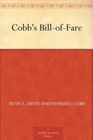 Cobb's Bill-of-Fare cover