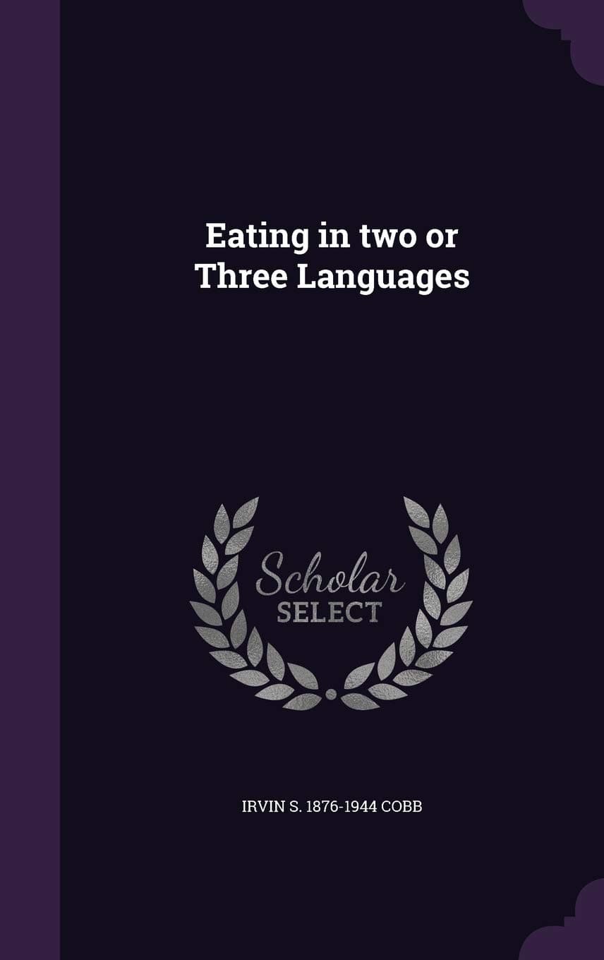 Eating in Two or Three Languages cover