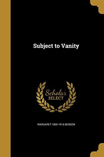 Subject to Vanity cover
